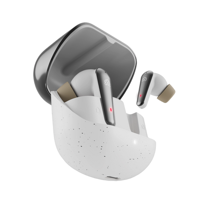 Audionic Airbud 595 Flip Earbuds – Bluetooth 5.3, Quad Mic ENC & 40-Hour Playtime