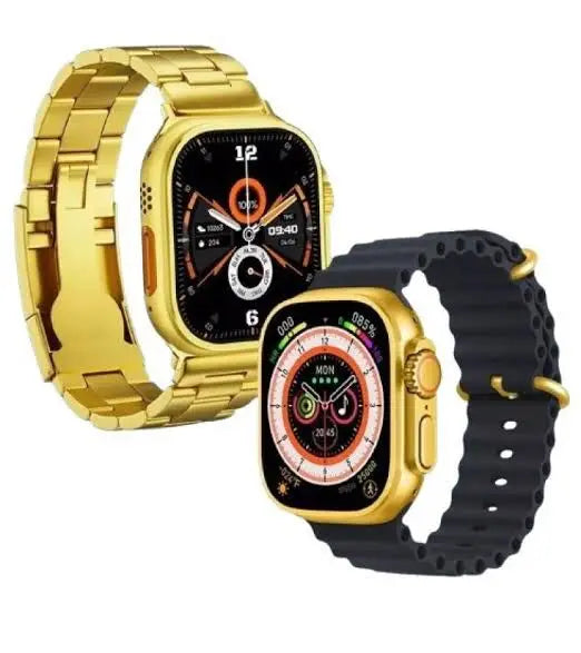 C9 ULTRA MAX GOLD EDITION COLOR SMART WATCH 2.1" SCREEN WITH HRYFINE APP