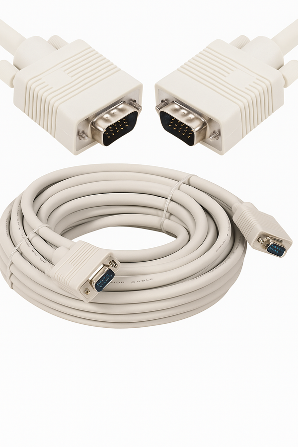 Vga Cable Male To Male Od 8mm 5m