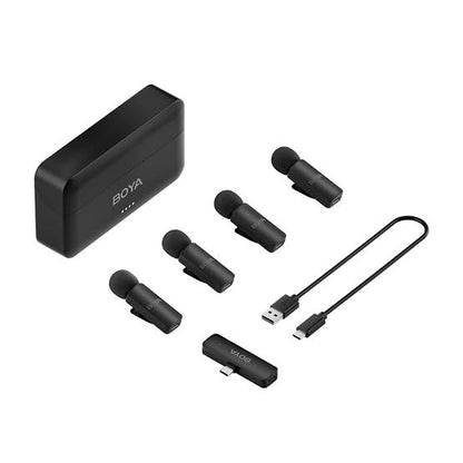BOYA BY-V4U 4-Channel V Series Wireless Microphone For Andriod Type C With 3 Year Warranty
