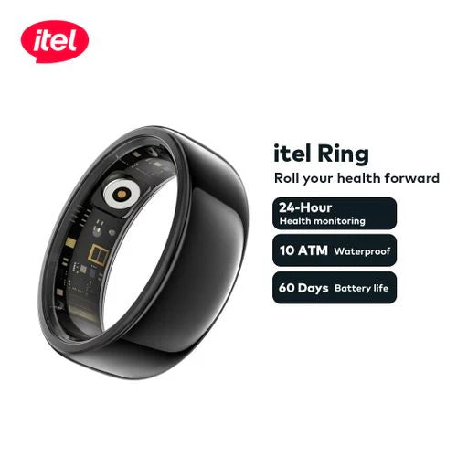itel Ring with features listed on a white background