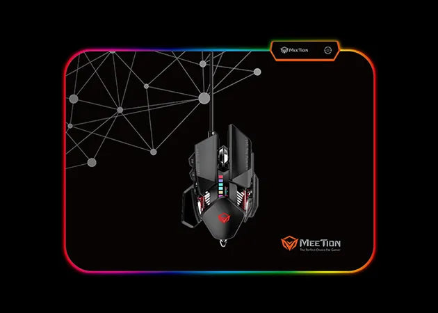 Meetion PD120 Rubber Led RGB Gaming Mouse Pad