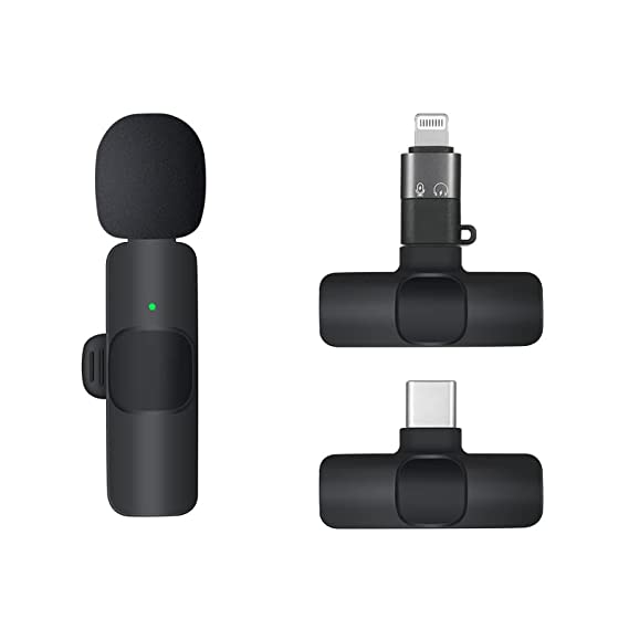 K9 COLLAR WIRELESS MICROPHONE IPHONE/ANDROID & TYPE-C SUPPORTED WIRELRSS MICROPHONES