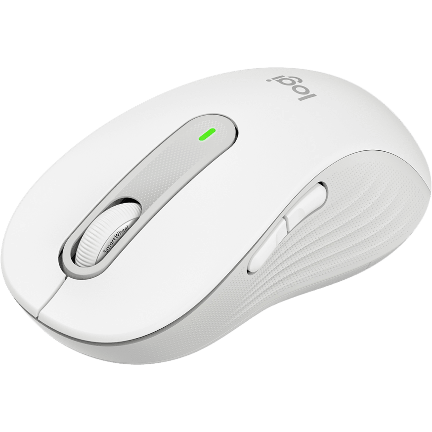 Logitech Signature M650 Wireless &amp; Bluetooth Mouse – White