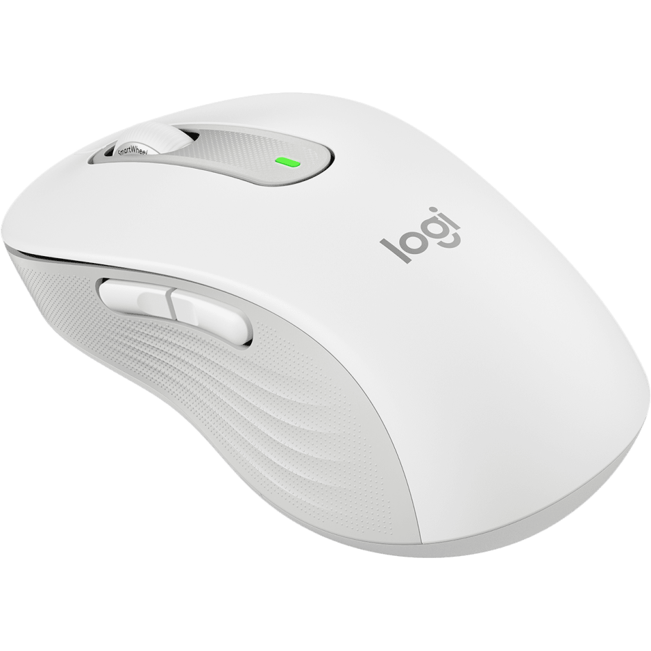 Logitech Signature M650 Wireless &amp; Bluetooth Mouse – White