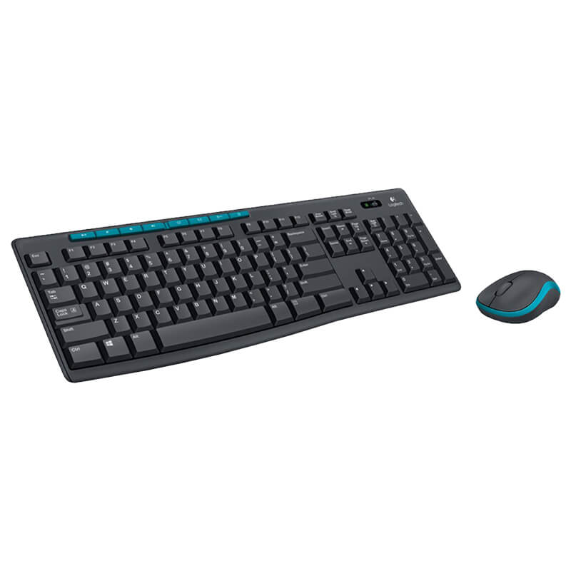 Logitech MK275 Wireless Keyboard & Mouse Combo – Full-Size Keyboard & Reliable Wireless Connectivity