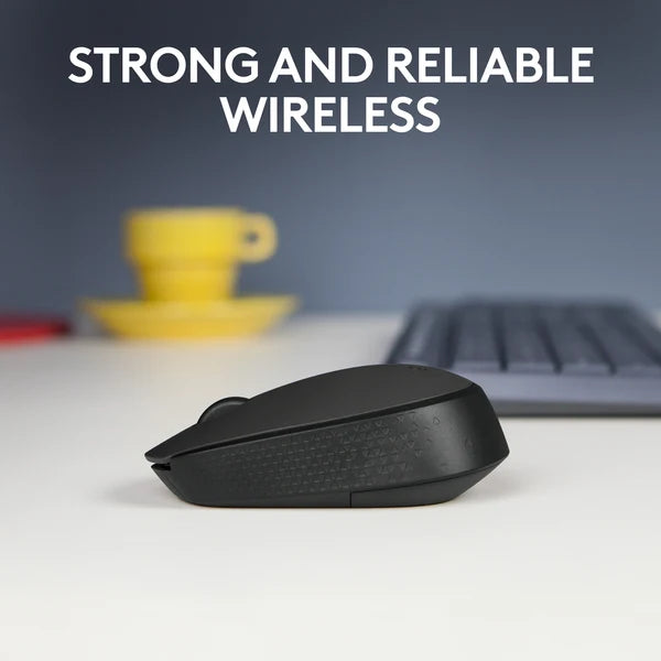 Logitech M170 Wireless Mouse (Black)