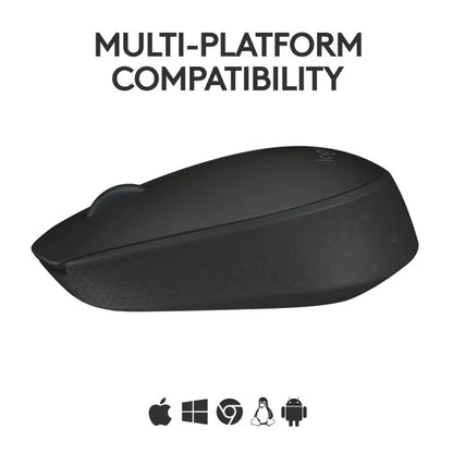 Logitech M170 Wireless Mouse (Black)