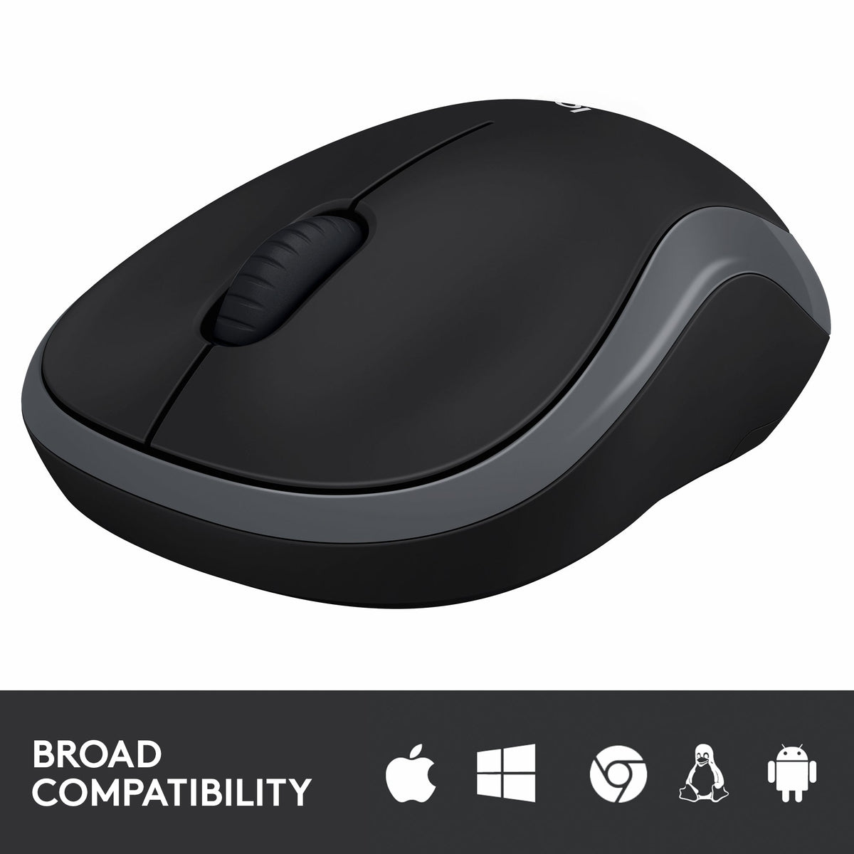 Logitech M185 Wireless Mouse – 2.4GHz, 10m Range, Optical Tracking & 12-Month Battery Life