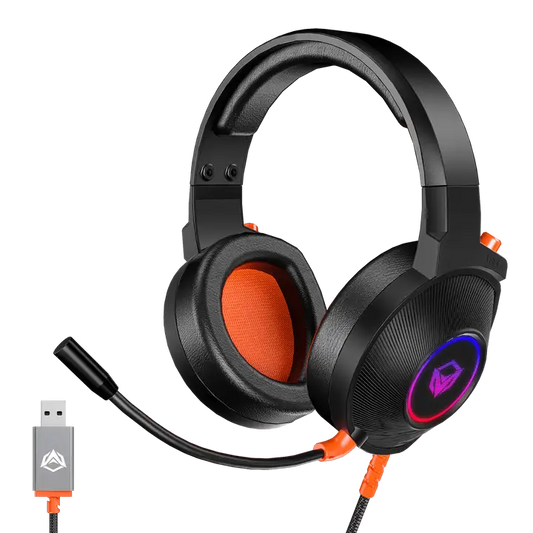 Meetion HP022 Noise-Cancelling RGB Wired Gaming Headset