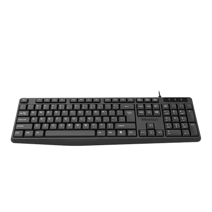 Meetion K200 Membrane USB Wired Keyboard - Black