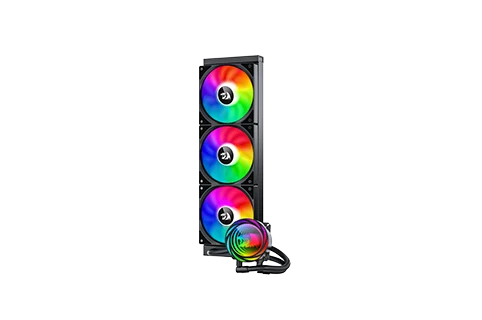 REDRAGON CCW-1018 360mm ARGB Liquid CPU Cooler – Triple 120mm PWM Fans, High-Performance Cooling & Low-Noise Operation