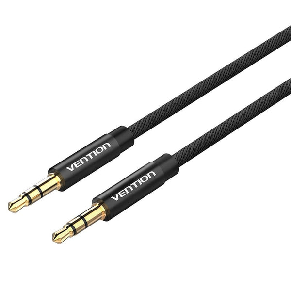 3.5mm Male to Male Audio Cable 1.5M Black Metal Type