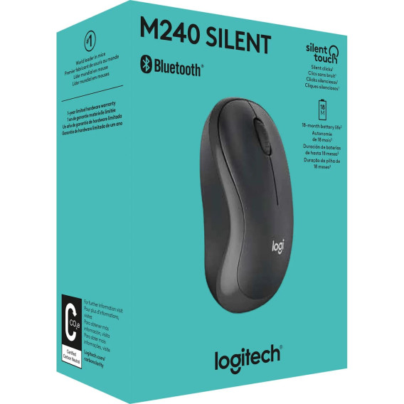 Logitech M240 Bluetooth Silent Mouse – Black ? | White ⚪ | Pink ?