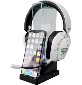 XTRIKE ME HT-09 HEADSET & PHONE STAND WITH 4 USB PORT AND LED LIGHT