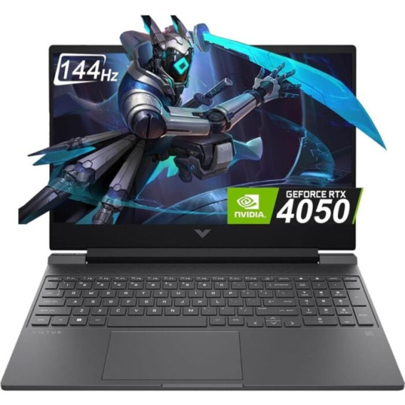 HP VICTUS 15 FA2701wm Gaming Laptop - Raptor Lake - 13th Gen Core i5 13420H Processor 16-GB 512-GB SSD 6-GB NVIDIA GeForce RTX4050 GDDR6 GC 15.6 HP VICTUS 15 FA2701wm Gaming Laptop - Raptor Lake - 13th Gen Core i5 13420H Processor 16-GB 512-GB SSD 6-GB NVIDIA GeForce RTX4050 GDDR6 GC 15.6