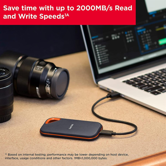 SanDisk Extreme Portable SSD 2TB – USB-C External SSD SanDisk Extreme Portable SSD 2TB – USB-C External SSD