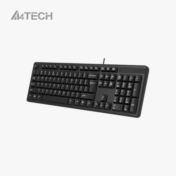 A4Tech KK-3 Wired Multimedia Keyboard – Comfort Silicon Membrane, Laser Inscribed Keys & Spill-Resistant Design A4Tech KK-3 Wired Multimedia Keyboard – Comfort Silicon Membrane, Laser Inscribed Keys & Spill-Resistant Design