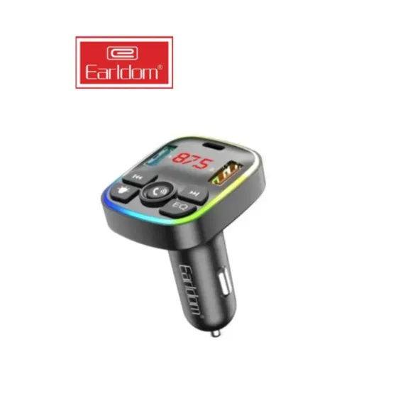 Earldom 4-in-1 Wireless Car MP3 Player with Fast Charging & FM Transmitter Earldom 4-in-1 Wireless Car MP3 Player with Fast Charging & FM Transmitter
