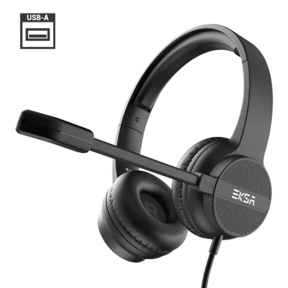 EKSA H12E Over-Ear Noise-Cancelling Headset EKSA H12E Over-Ear Noise-Cancelling Headset