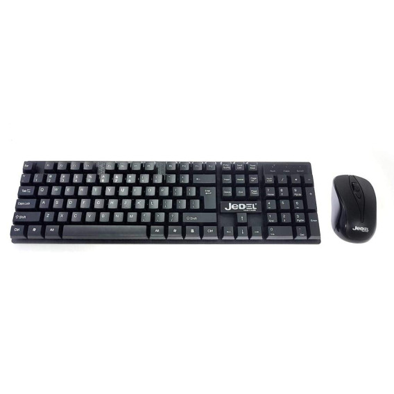 Jedel WS630 Wireless Keyboard and Mouse Combo – 2.4GHz Lag-Free Connection, 10m Range & Ergonomic Design Jedel WS630 Wireless Keyboard and Mouse Combo – 2.4GHz Lag-Free Connection, 10m Range & Ergonomic Design