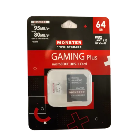 MONSTER 64GB MICRO SD CARD MONSTER 64GB MICRO SD CARD