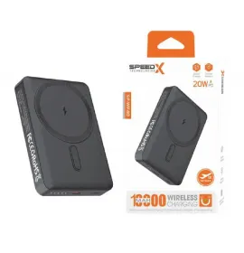 SPEED-X SP-WP40 10000mAh Magnetic Wireless Power Bank 20W PD