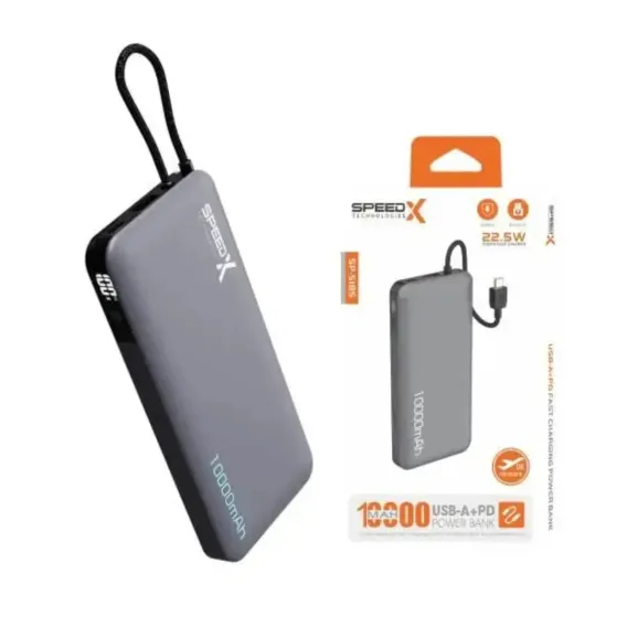 SPEEDX SP-S185 22.5W 10000MAH SUPER FAST CHARGING POWER BANK