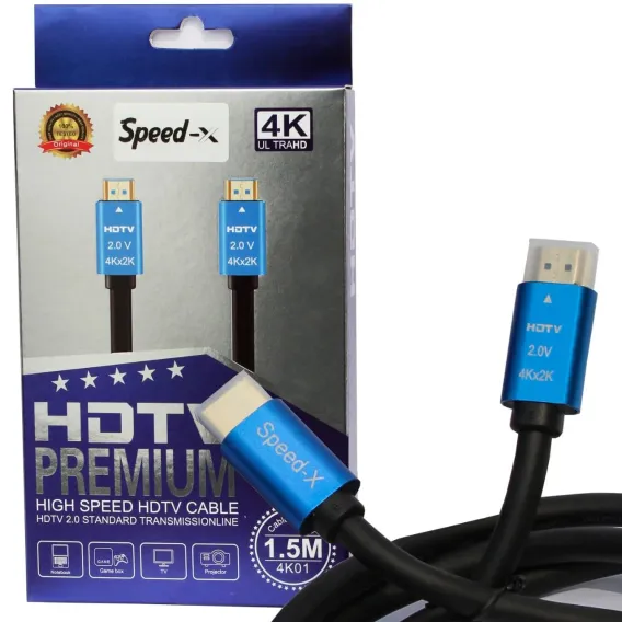 Speed-x 2.0v Hdmi Premium Cable Ultra Hd 4k 10m (full Length) Speed-x 2.0v Hdmi Premium Cable Ultra Hd 4k 10m (full Length)
