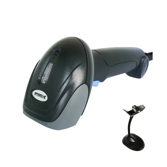 Speed-x 8600 2d Wire Cmos Handheld Barcode Scanner With Stand Speed-x 8600 2d Wire Cmos Handheld Barcode Scanner With Stand