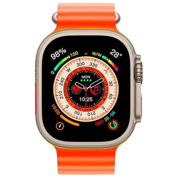 Ts8 Ultra Series 8 Men Women Bluetooth Call Heart Rate Sport Smartwatch With Fitpro App Orange