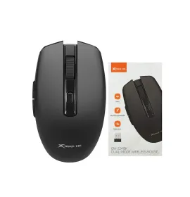 XTRIKE ME GW-224 BK WIRELESS MOUSE 2.4G BT 5.2 800-1200-1600DPI BLACK