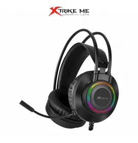 XTRIKE ME GH-509 WIRED STEREO GAMING HEADSET WITH MICROPHONE AND RGB BACKLIGHT BLACK