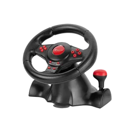 XTRIKE ME GP-903 RACING WHEEL WITH DUAL VIBRATION MOTORS REALISTIC GAMING EXPERIENCE