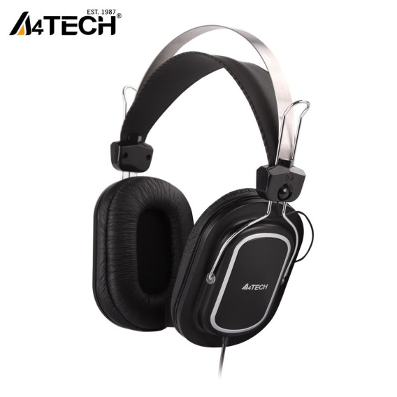 A4Tech HS-50 Wired Stereo Headset – High Bass & Noise-Cancelling Mic A4Tech HS-50 Wired Stereo Headset – High Bass & Noise-Cancelling Mic