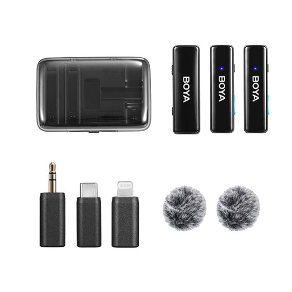 BOYA LINK All-in-one Design Wireless Microphone System With 3 Year Warranty BOYA LINK All-in-one Design Wireless Microphone System With 3 Year Warranty