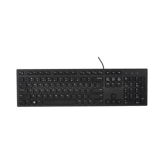 Dell KB216 Wired Multimedia Keyboard – Chiclet Style Quiet Keys, Full-Size Layout & Dedicated Media Hotkeys Dell KB216 Wired Multimedia Keyboard – Chiclet Style Quiet Keys, Full-Size Layout & Dedicated Media Hotkeys