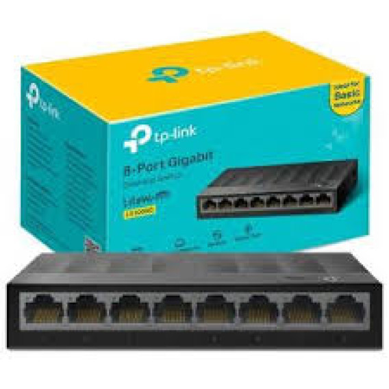 TP-LINK 8PORT SWITCH GEGA BITE LS100 8G TP-LINK 8PORT SWITCH GEGA BITE LS100 8G