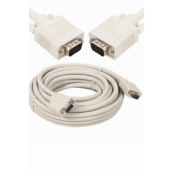 Vga Cable Male To Male Od 8mm 5m Vga Cable Male To Male Od 8mm 5m
