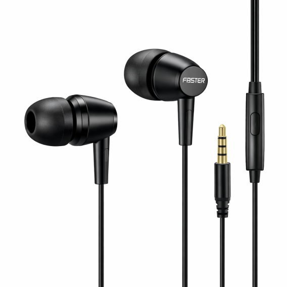 Faster J10 Wired Handsfree with Mic – Clear Sound & Comfortable Fit Faster J10 Wired Handsfree with Mic – Clear Sound & Comfortable Fit