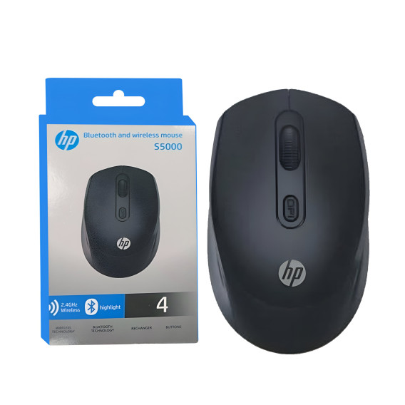 HP S5000 BLUETOOTH AND WIRELESS 2.4GHZ MOUSE HP S5000 BLUETOOTH AND WIRELESS 2.4GHZ MOUSE