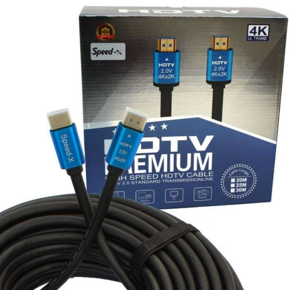 Speed-x 2.0v Hdmi Premium Cable Ultra Hd 4k 30m (full Length) Speed-x 2.0v Hdmi Premium Cable Ultra Hd 4k 30m (full Length)