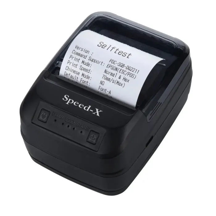 SPEED-X BT-450M MINI PORTABLE BLUETOOTH + USB PRINTER 58MM