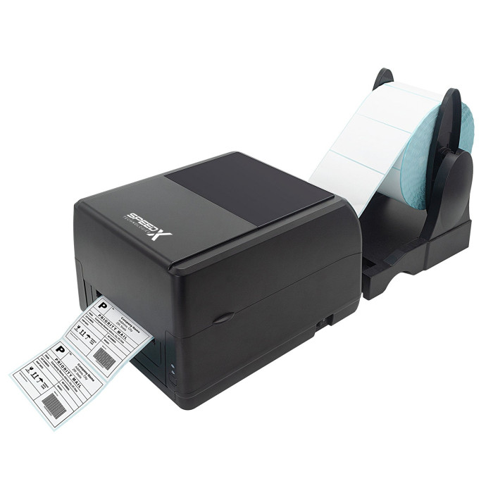 Speed-x Spt 710b Dual-functional 110mm Thermal And Barcode Rainbow Label Printer