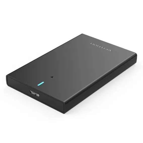 Vention 2.5 Inch SATA Hard Drive Enclosure (USB 3.0 Micro-B) Black Vention 2.5 Inch SATA Hard Drive Enclosure (USB 3.0 Micro-B) Black