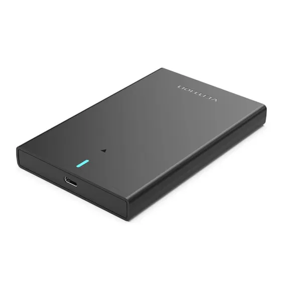 Vention 2.5 Inch SATA Hard Drive Enclosure (USB 3.1 Gen 2-C) Black Vention 2.5 Inch SATA Hard Drive Enclosure (USB 3.1 Gen 2-C) Black