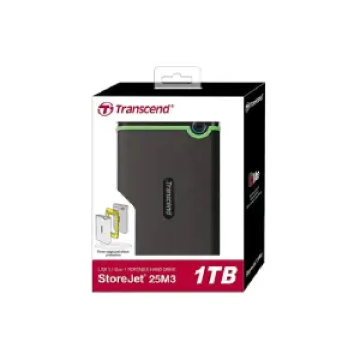 TRANSCEND EXTERNAL HARD DRIVE 1TB